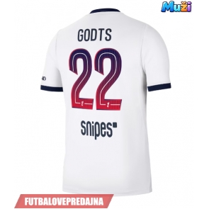 Lacne Muži Futbalové dres Paris Saint-Germain Mika Godts #22 2026-27 Krátky Rukáv - Preč